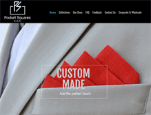 Tablet Screenshot of pocketsquaresmiami.com